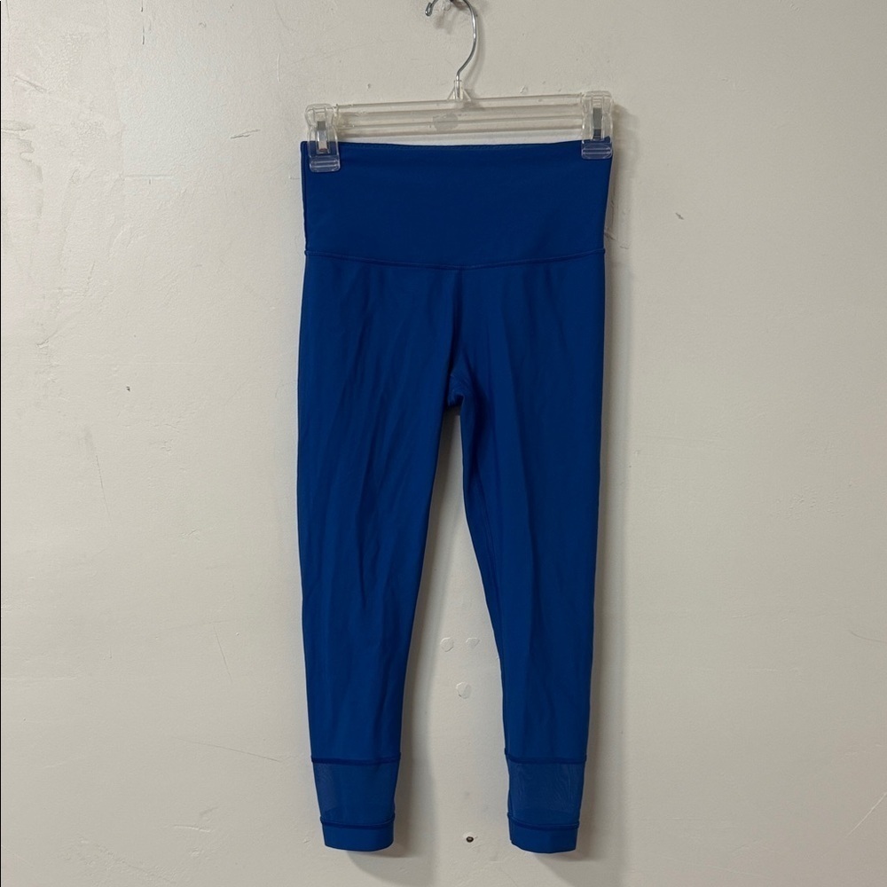 Victoria's Secret Blue Leggings with Sporty Tapered Fit
